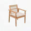 Chaise de salle à manger d'extérieur (ensemble de 2)