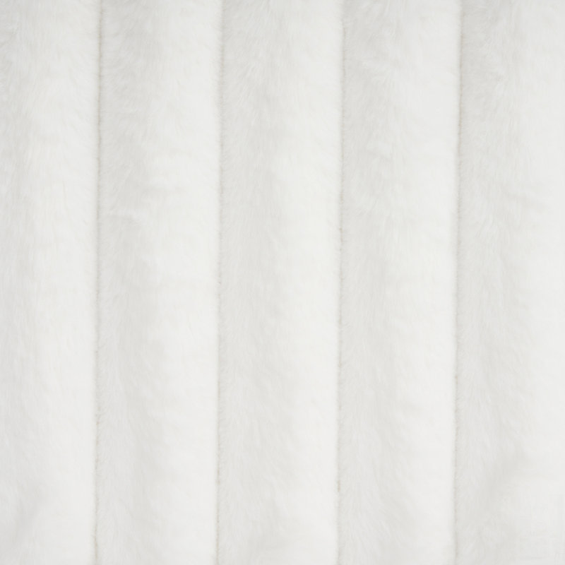 Lit tapissier Boucle avec tête de lit ondulée et coutures verticales