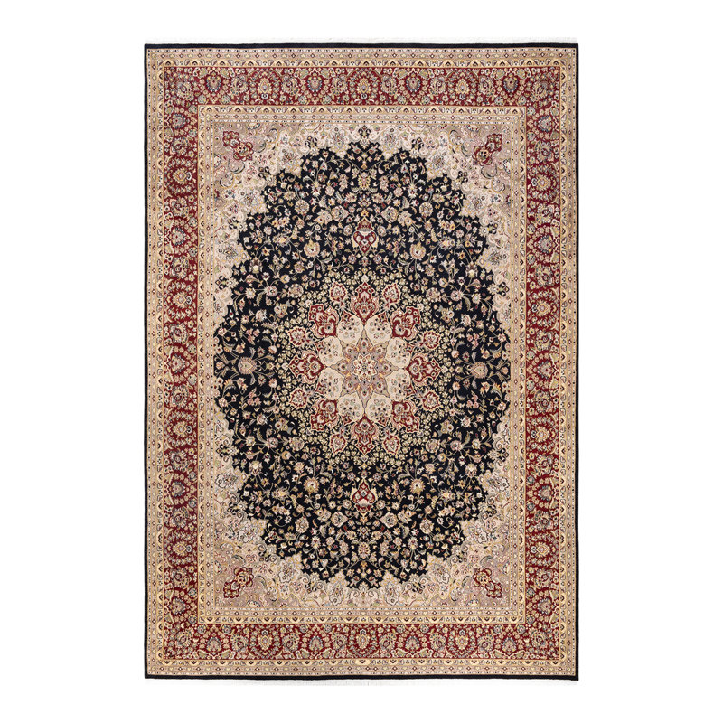 Classic One-of-a-Kind 9' 0" X 13' 3" Hand Knotted Area Rug