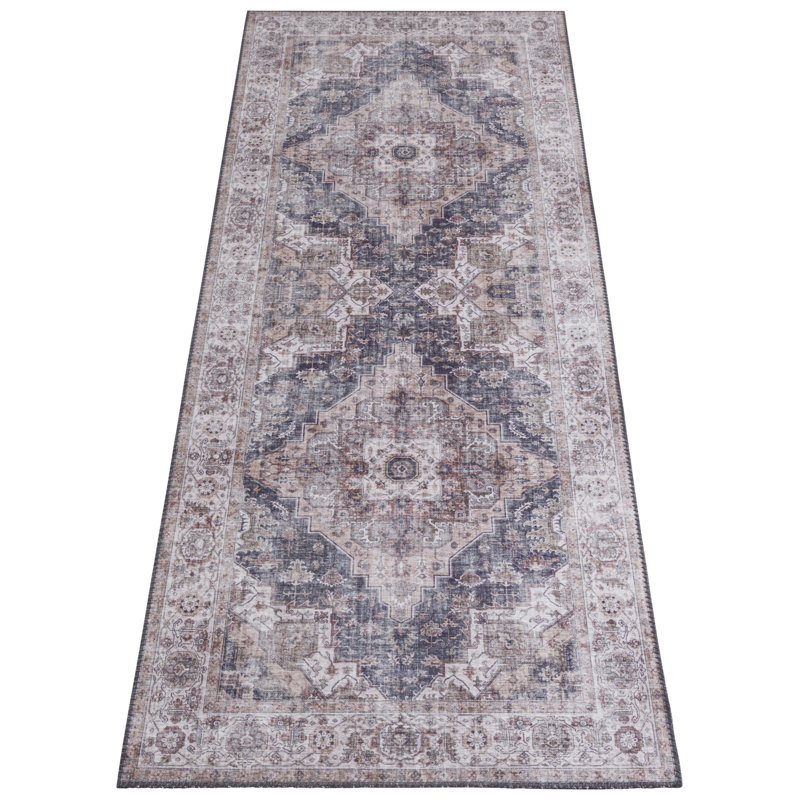 Sylla Tufted Grey Rug, Runner 80 x 200cm