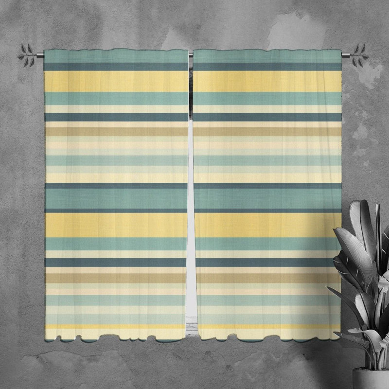 Hoashis Room Darkening Curtain Pair, 40" W x 61" L