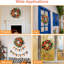 Décoration de porte automnale 17,7 po Autumn Harvest