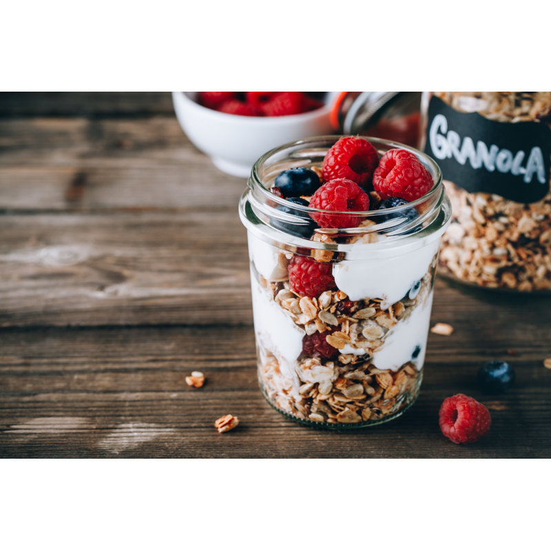 Cereal with Greek Yogurt 1 Piece Wrapped Canvas Wall Art, 51cm H x 76cm W x 3.8cm D