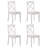 Bronxton 17" Wide Wooden Dining Chairs With Cross-Back Design-118194411-99306130