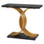 Table console dorée de 39 pouces
