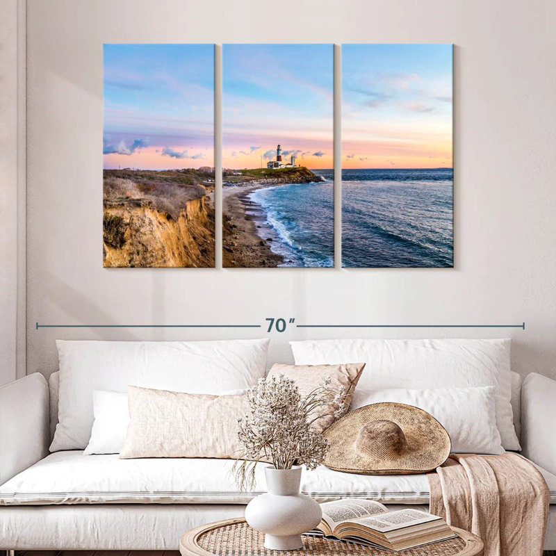 Gillard Long Island Beach Sunset, 32" H x 50" W