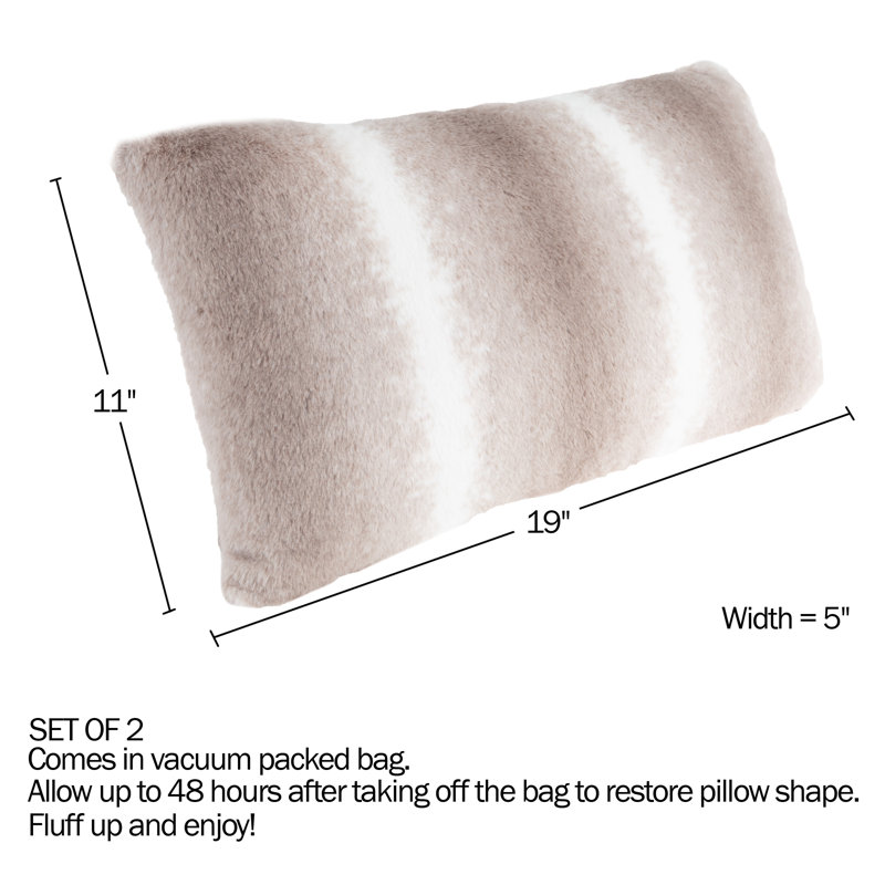  Housse de coussin rectangulaire et insert