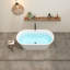 Baignoire de trempage en acrylique autoportante L 59 po x l 29 po Shangri-la