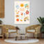 Italian Summer Abstract Contemporary Starfish Beach Flower Wall Art Print by Petra Lizde - Wrapped Canvas Print-1458982824