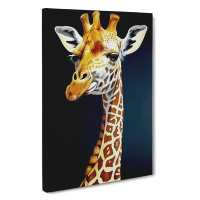 Amazing Giraffe - Wrapped Canvas