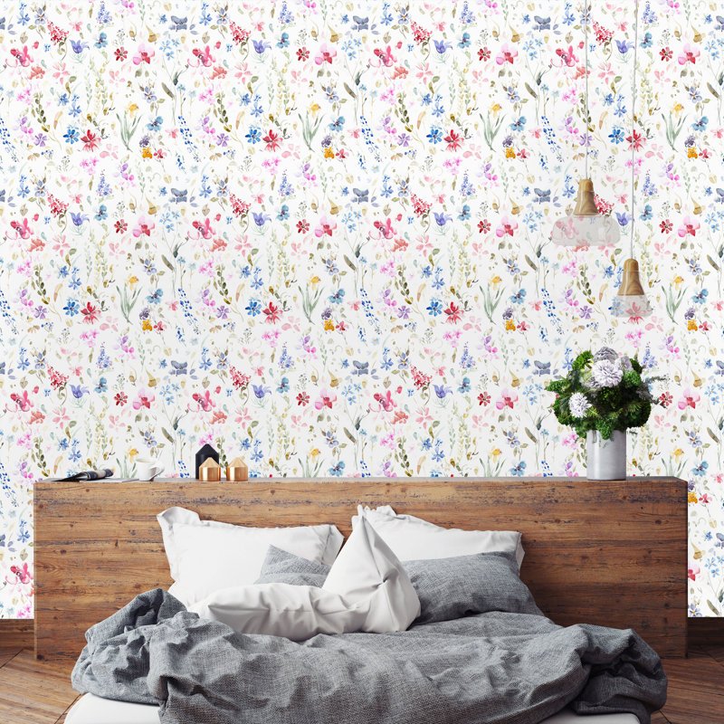 Rouleau de papier peint autocollant Plandome, L 16,67 po x l 25 po