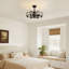 Ventilateur de plafond de style campagnard en cuivre noir classique avec ensemble d'éclairage et télécommande -1721047832