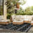 Outdoor Area Rug 9' x 18' Reversible Woven Plastic, Water-Resistant Quick-Dry Foldable Design with Stakes, for Patio, Camping, RV or Beach Use-304112490-304112494