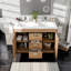 Ensemble de meuble-lavabo double 48 po Wauconda-765671953-765671955