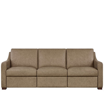 Filmore 96" Wide Reclining Leather Sofa