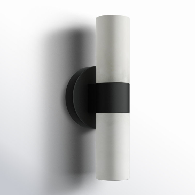 Conners Single Light Stone Dimmable Flush Mounted Sconce