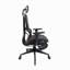Chaise de bureau ergonomique en maille inclinable avec support lombaire et repose-pieds Ultimate
