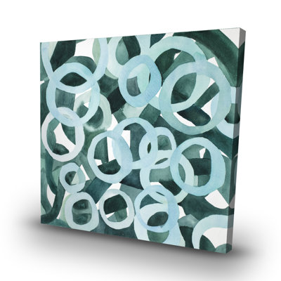 Abstract rings - 32"x32" art on canvas