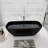 67'' x 30'' Freestanding Bathtub Stone Resin Solid Surface Deep Soaking Tub-106949077