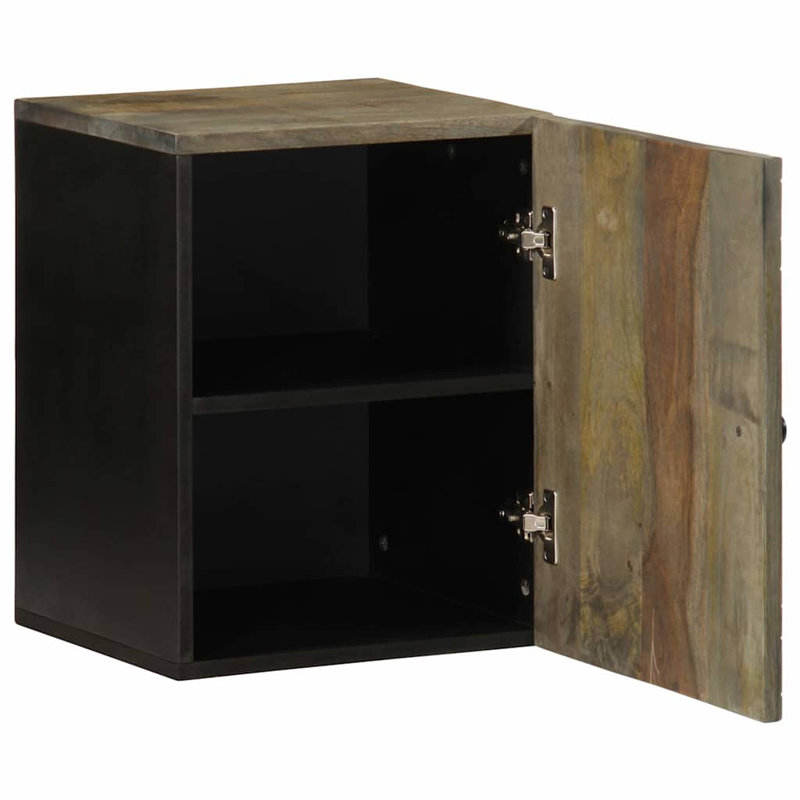 Bathroom Wall Cabinet 38X33 Cm Solid Wood Mango