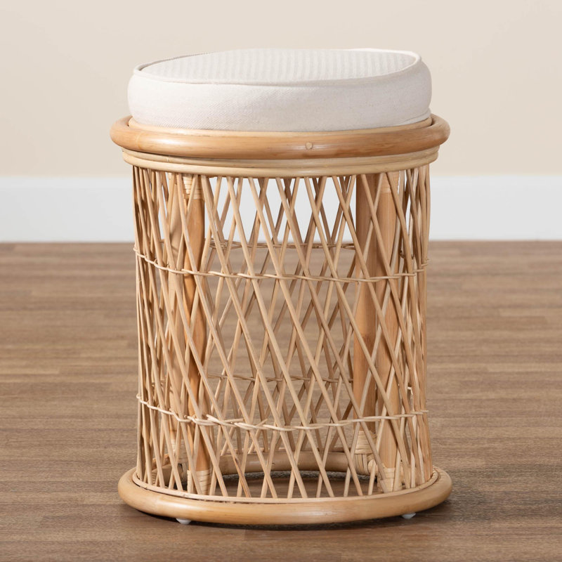 Junius Wicker / Rattan Accent Stool