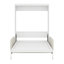 Lit escamotable double pleine grandeur avec coussin
