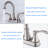 Rolfe 2-handle Bathroom Faucet with Drain Assembly-55381189