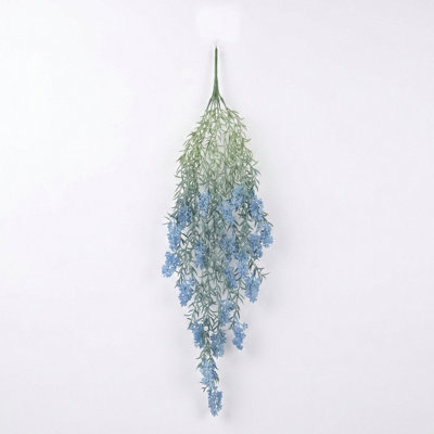 3 pièces de fleurs de vigne suspendues artificielles pour la décoration de patio intérieur et extérieur