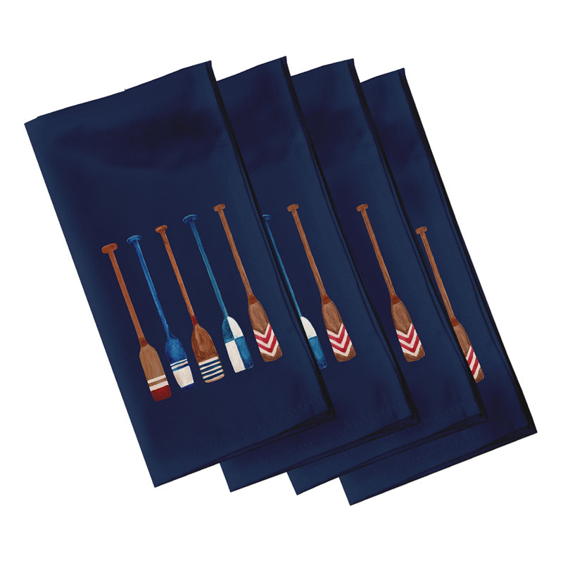 Sina Polyester Square Napkin, Navy
