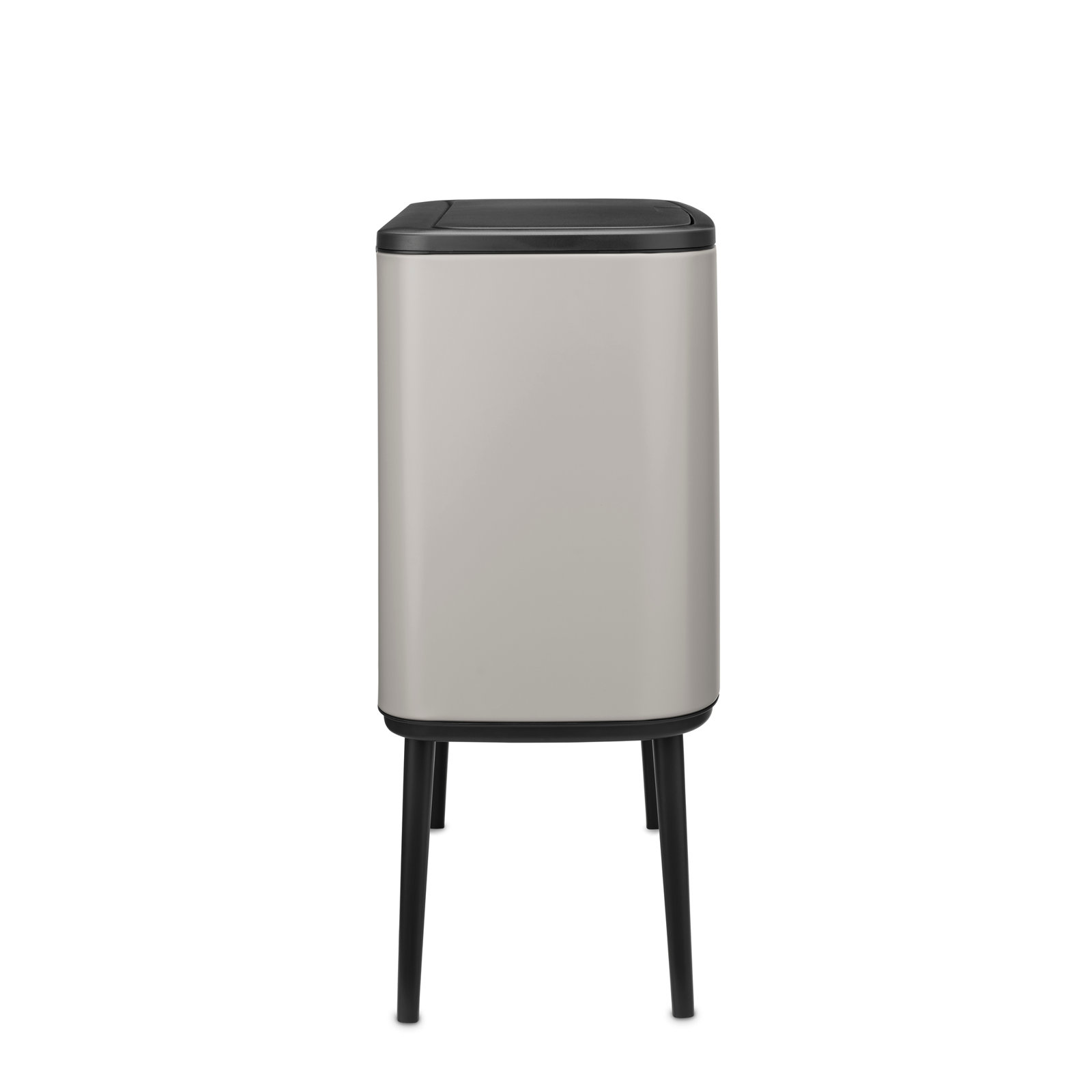Brabantia Bo 9.5gal Touch Top Trash Can, Soft Gray
