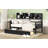 Daybed, Wood Slat Support, with Bedside Shelves and Two Drawers-1290276116-1290276117