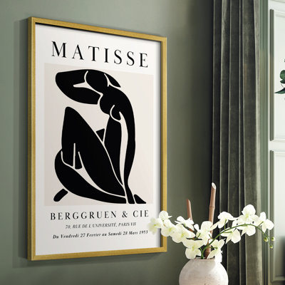 Matisse CDXC, reproduction encadrée - bois massif