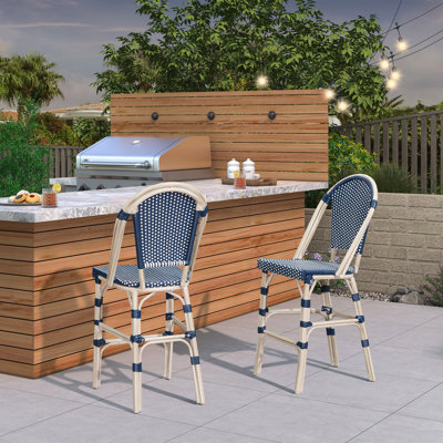 Espy Aluminum Outdoor 25'' Counter Stool