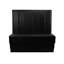 Six-Channel Double-Sided Restaurant Booth Seating - Black-117196501