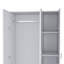 Armoire penderie H 71 po avec 3 portes et 2 tiroirs intérieurs, 3 portes-1802152992