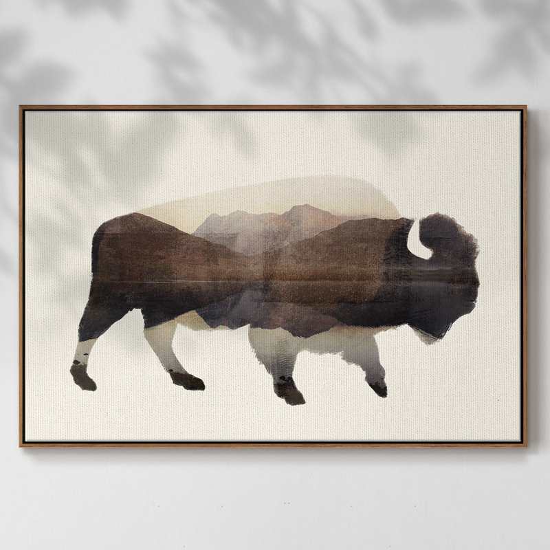 «The Wilderness I», toile tendue avec châssis de qualité supérieure - prête à être accrochée, H 17 po x l 25 po x P 2 po