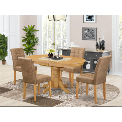 Arujan Oval Dining Set by Lark Manor
