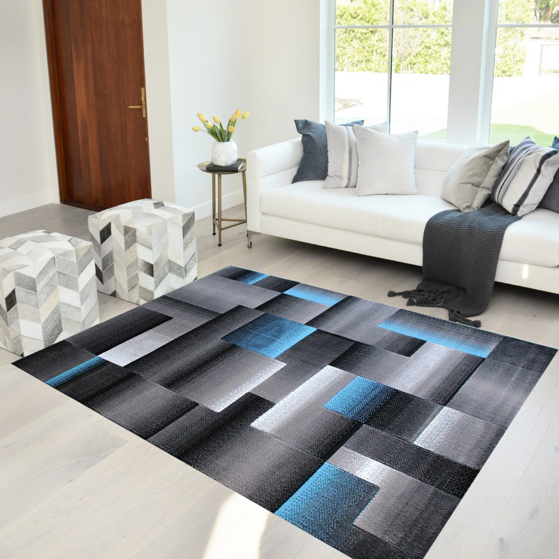 Giannino Geometric Indoor Rug, Rectangle 7'8" x 10'