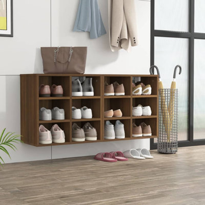 12 Pair Flip Down Shoe Storage