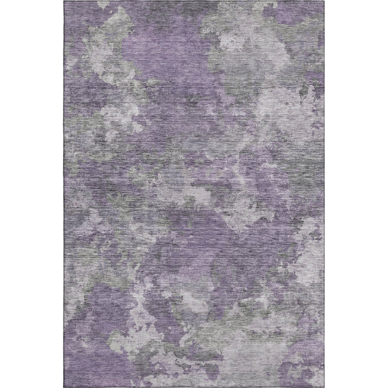 Premium Machine Washable Abstract Rug, Rectangle 10' x 14'