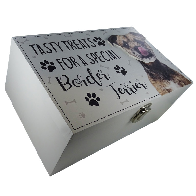 Border Terrier Dog Treat Box Denson Decorative Box