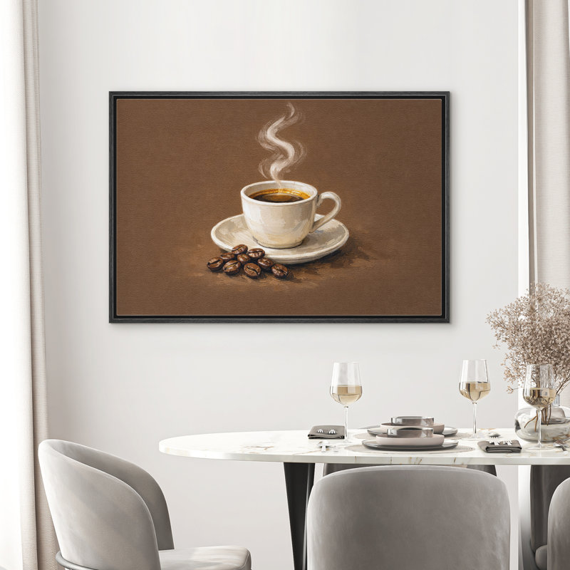 Impression sur toile de la chambre des maîtres, H 16 po x l 24 po x P 1,5 po, Noir