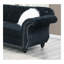 Canapé noir formel de luxe 1pc avec coussins pour salon-462471217