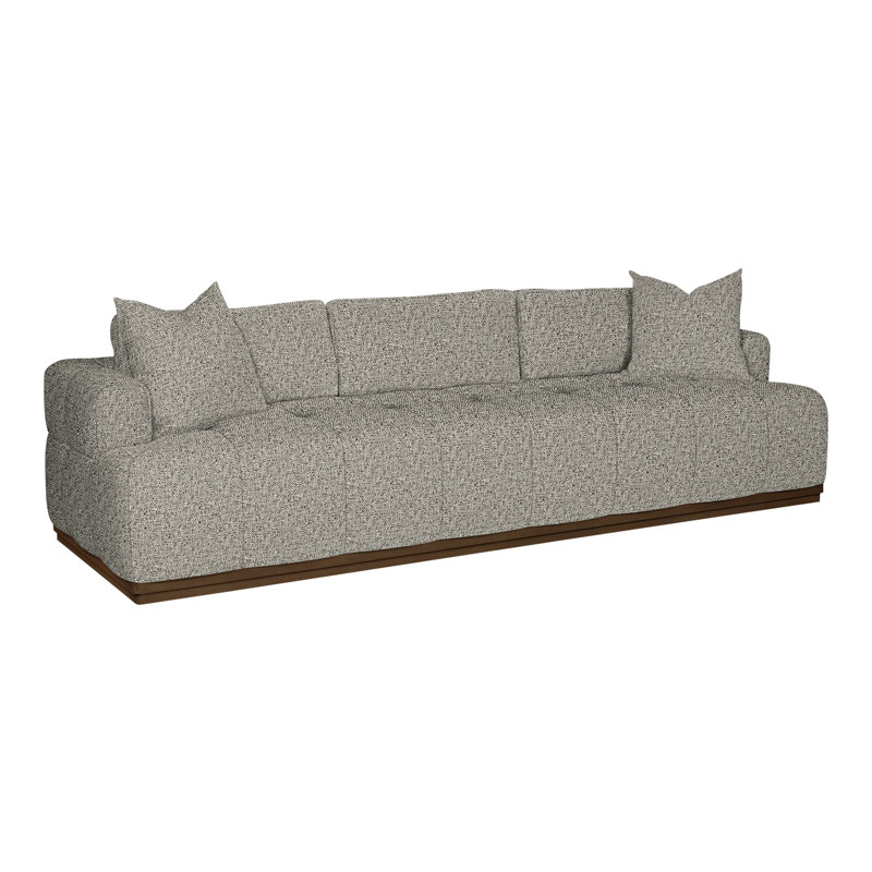 Thom Filicia Home Tufted Sofa, Tuck Graphite, Havana