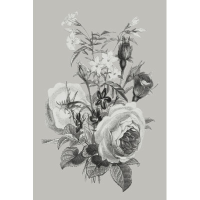 «Antique Floral Spray III» sur toile par Vision Studio