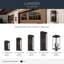 Lampadaire d'extérieur 3 lumières 22,75 po Lundon-128541549