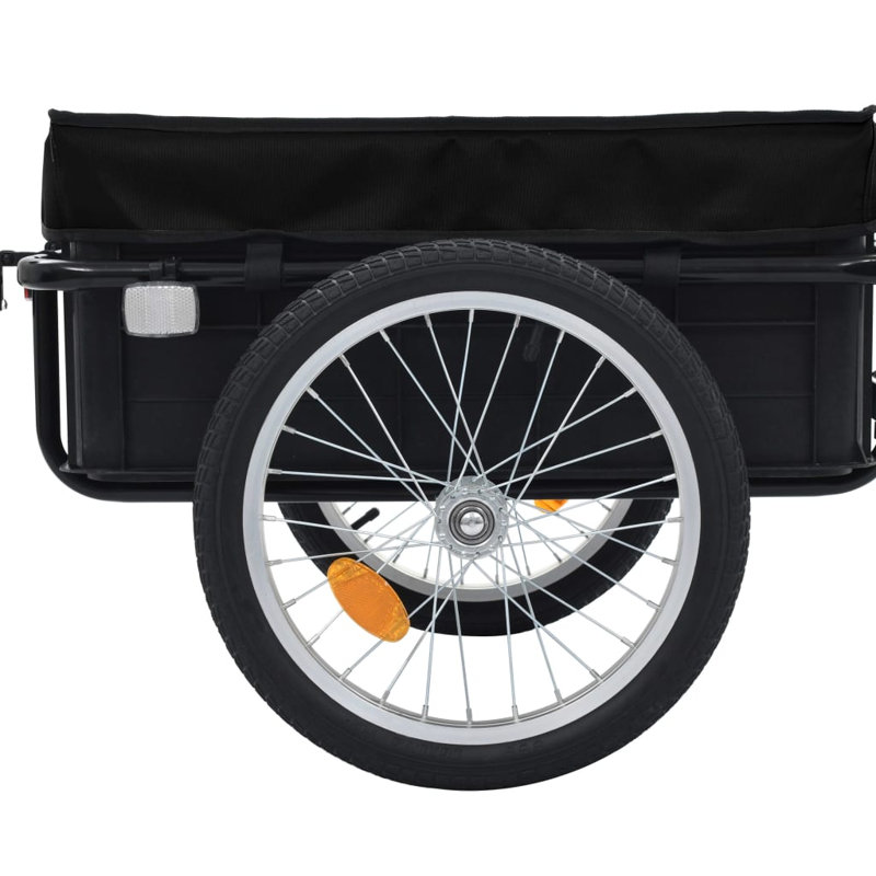 Bike Trailer/Hand Wagon 155x60x83 cm Steel, Black