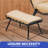 Deelilah Wicker Outdoor Lounge Chair with Ottoman-345303779