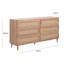 Commode 6 tiroirs 