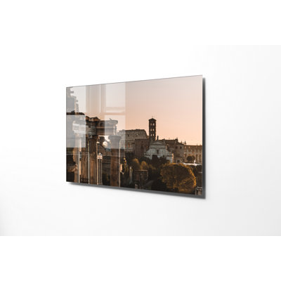 Peinture élégante en verre trempé de 11,8 po x 17,7 po | 100% verre trempé, épaisseur: 0,16 pouce | Superbe art mural pour la décoration intérieure, durable et facile à nettoyer, parfait pour les espaces de salon et de bureau